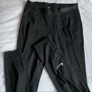 nike pro black leggings
